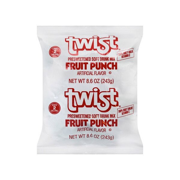 Twist Fruit Punch Drink Mix Powder